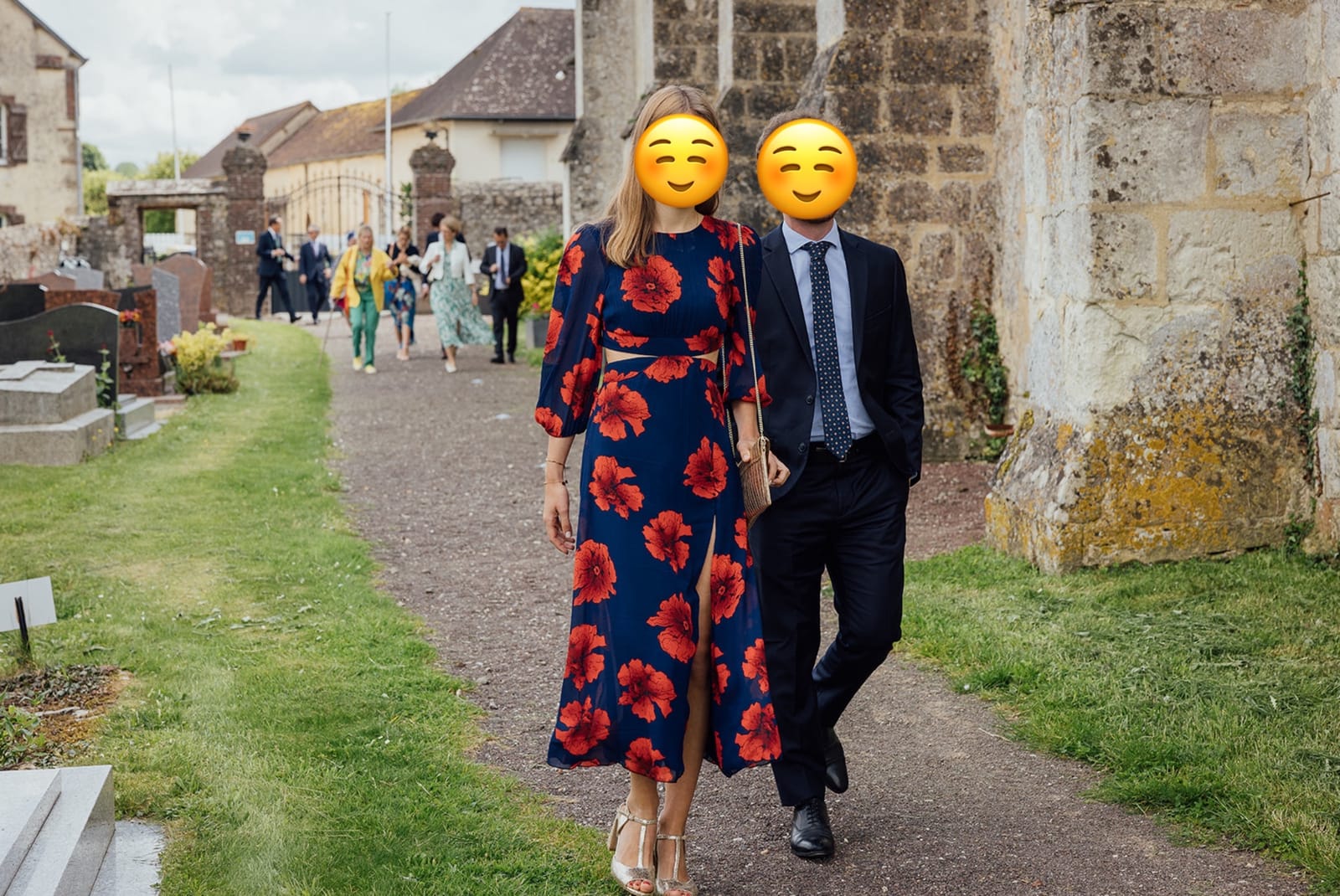 Robe midi à fleurs · Fait main · taille 34 · Robe · à louer - photo 4