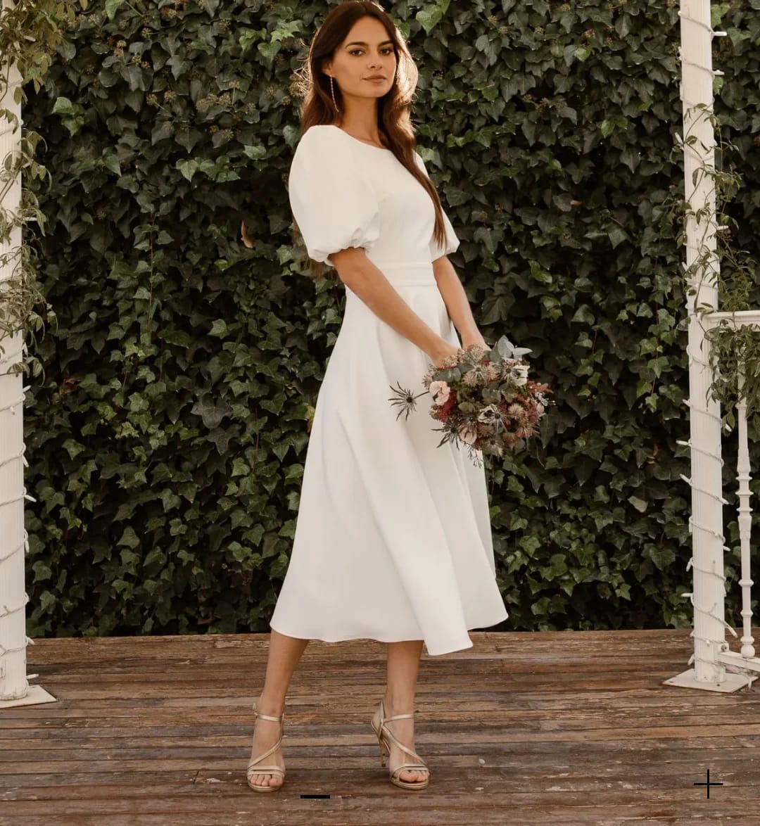 Robe mariage civil · Miphai · taille M · Robe · à louer - photo 4