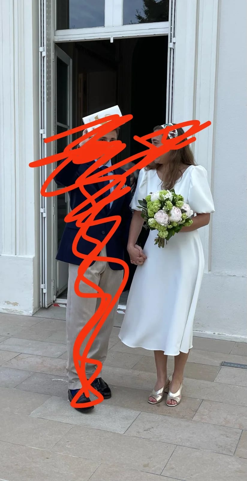 Robe mariage civil · Miphai · taille M · Robe · à louer