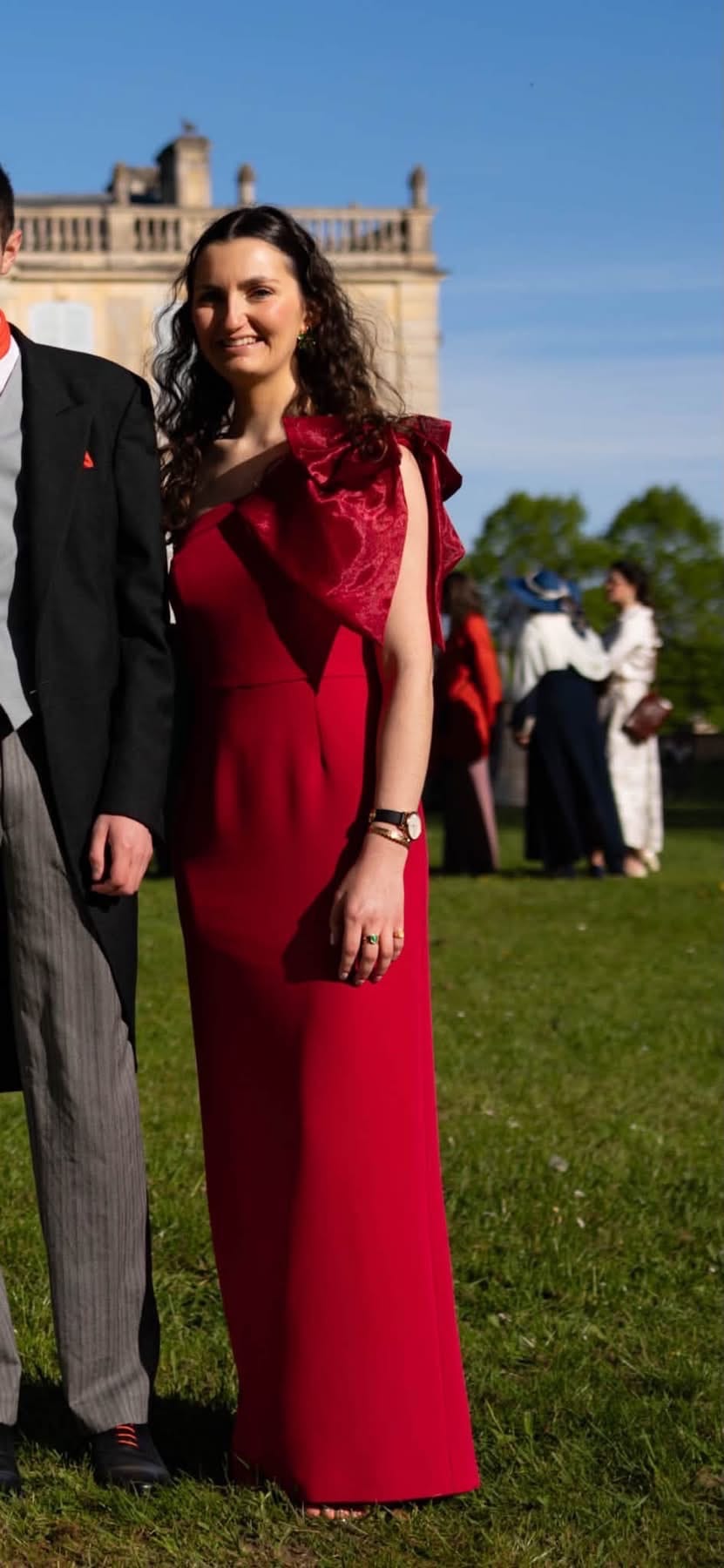 Robe longue asymétrique · Miphai · taille XS · Robe · à louer