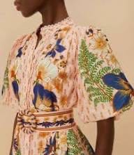 Robe Dream Garden Rose - Farm Rio · Farm Rio · taille XS · Robe · à louer - photo 3