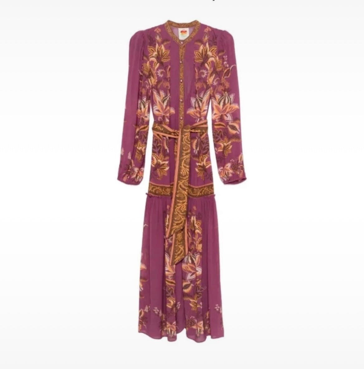 Robe longue fleurie rose - Farm Rio · Farm Rio · taille XS · Robe · à louer - photo 6