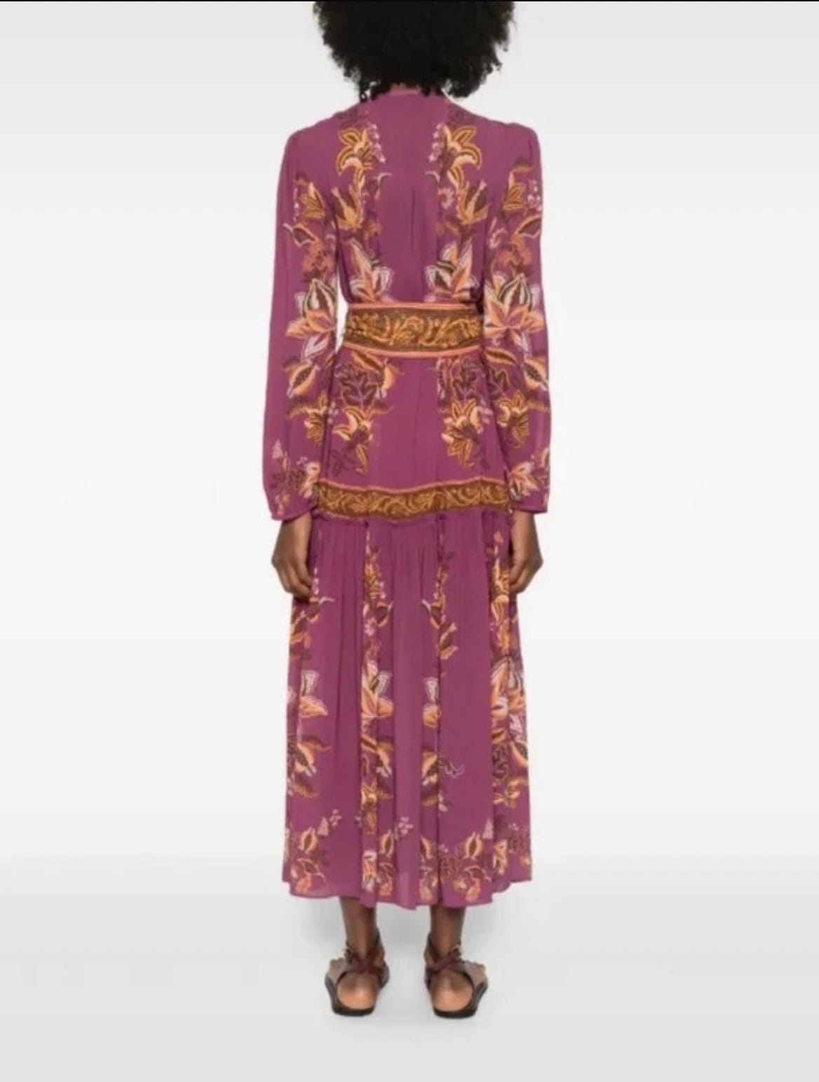 Robe longue fleurie rose - Farm Rio · Farm Rio · taille XS · Robe · à louer - photo 5