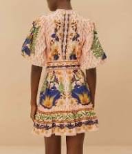 Robe Dream Garden Rose - Farm Rio · Farm Rio · taille XS · Robe · à louer - photo 4